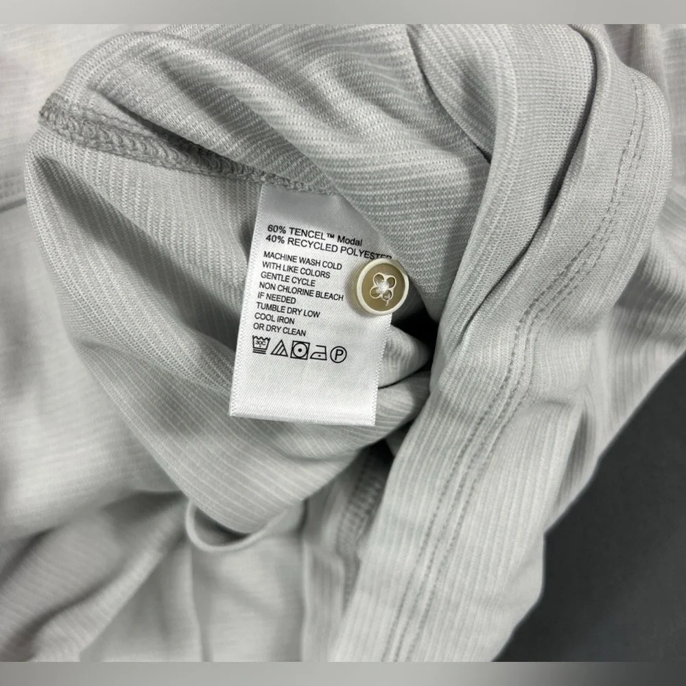 Tommy Bahama Golf Shirt Polo Paradise Cove Striped 3XLB Gray Polyester - Picture 5 of 6